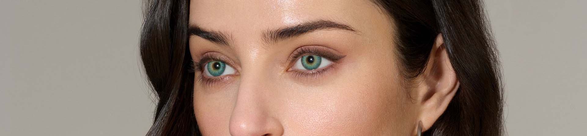 Moon Light Daisy Green Coloured Contact Lenses Dailies